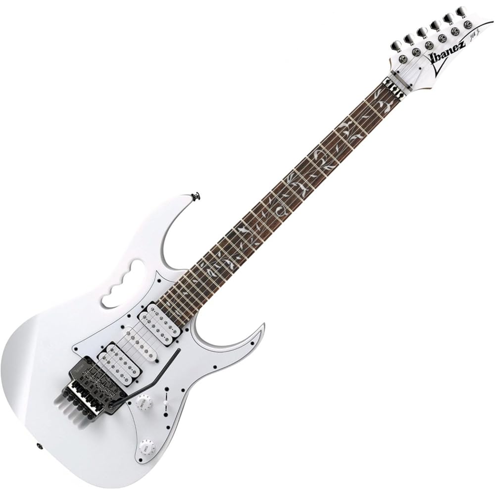 IBANEZ JEMJRWH Steve Vai Signature 6 String Electric Guitar - White