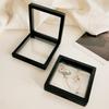 Clear Floating Storage Box Display Case Floating Jewelry Frame Multifunctional Compact Transparent Holder for Bracelet Earring