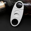 2pcs Cigar Cutter Double Cut Blade Incisive Easy To Cut Stainless Steel Cigar Guillotine For Men