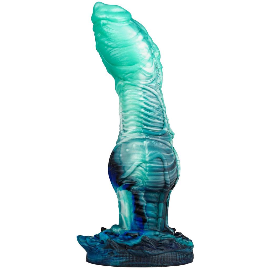 Silicone Multicolor Deformed Monster Phallus: Female Stimulation & Anal Dilator Toy