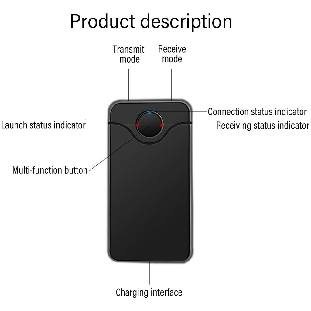 Wireless Bluetooth V4.2 Adapter Receiver Transmitter 3.5MM Port Stereo Audio Input And Output for Mobile Phone TV 2 In 1