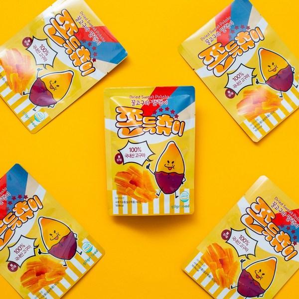[Launch Special Price] Chewy Chewy Dried Sweet Potatoes Domestic Moist Banshee Beniharuka Roasted Sweet Potatoes, 60g, 10 pieces, Korean nuts