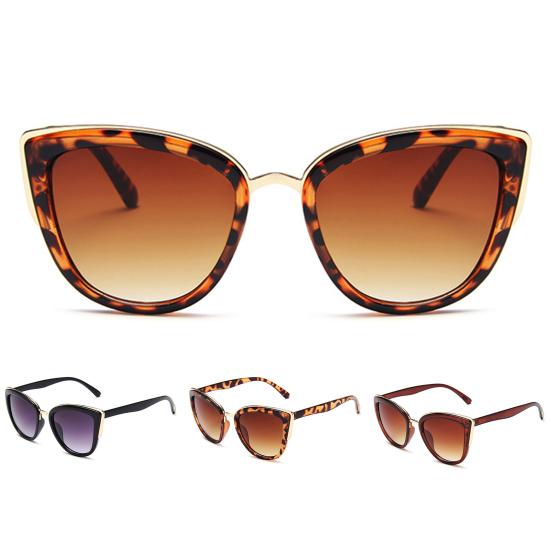 Women Sunglasses Gradient Shock Resistance Female Anti-UV Portable Sunglasses for Taking Photos