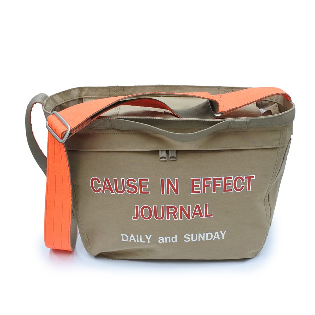 

[CIE] Сумка для газет - Большая Песочная, Сделано в Японии, Сумка через плечо, Сумка для газет, Сумка для газет, KONBU-N, Мужская и Женская