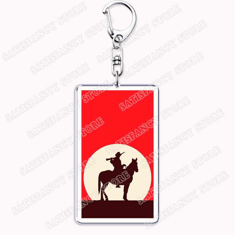 מחזיק מפתחות פופולרי 'קאובוי' למתלים Red Dead Redemption מחזיק מפתחות תכשיט למעריצים חברים גיימר מתנות גיימינג