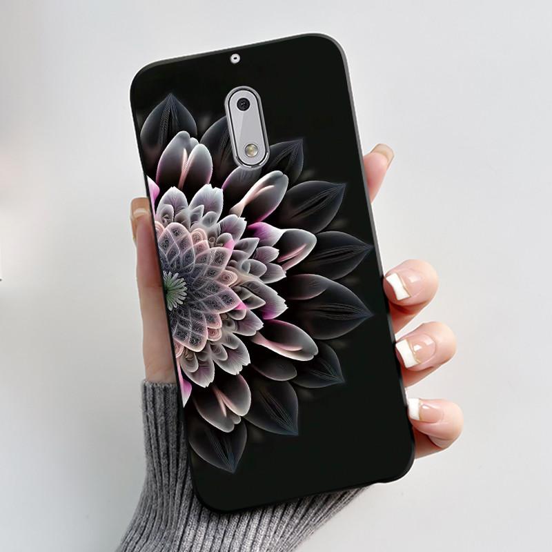 For Nokia 6 New Fashionable Simple Black Phone Case For Nokia 6.1 Plus/Nokia X6 Soft Anti-Scratch Bumper Cute Rabbit Lamp Shell