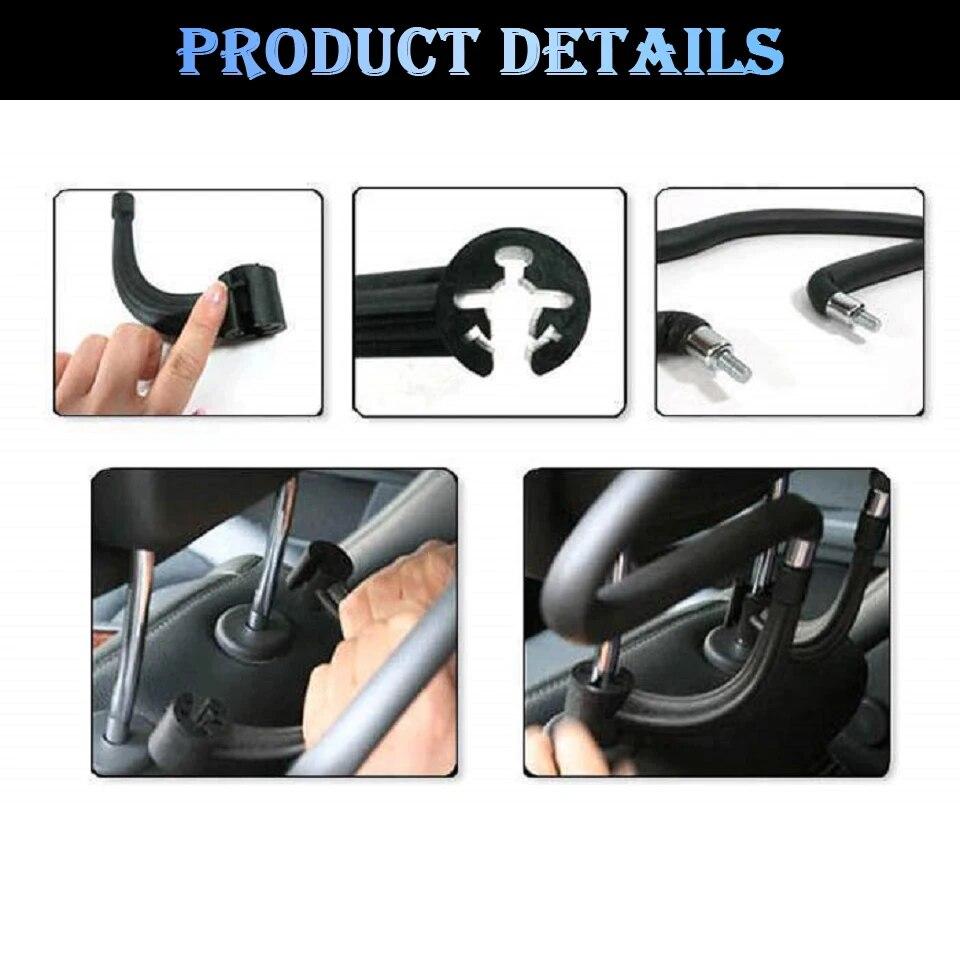 Seat Hangers Car Auto Seat Headrest Clothes Hanging Holder Stand Jackets Bags Coat Hangers Holder Hook Car Accessories