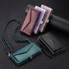 Crossbody Kartenfach Portemonnaie Lederhülle Für Samsung Galaxy S24 Ultra S23 Plus S22 S21 A55 A25 A15 A35 A16 Riemen Tasche Abdeckung