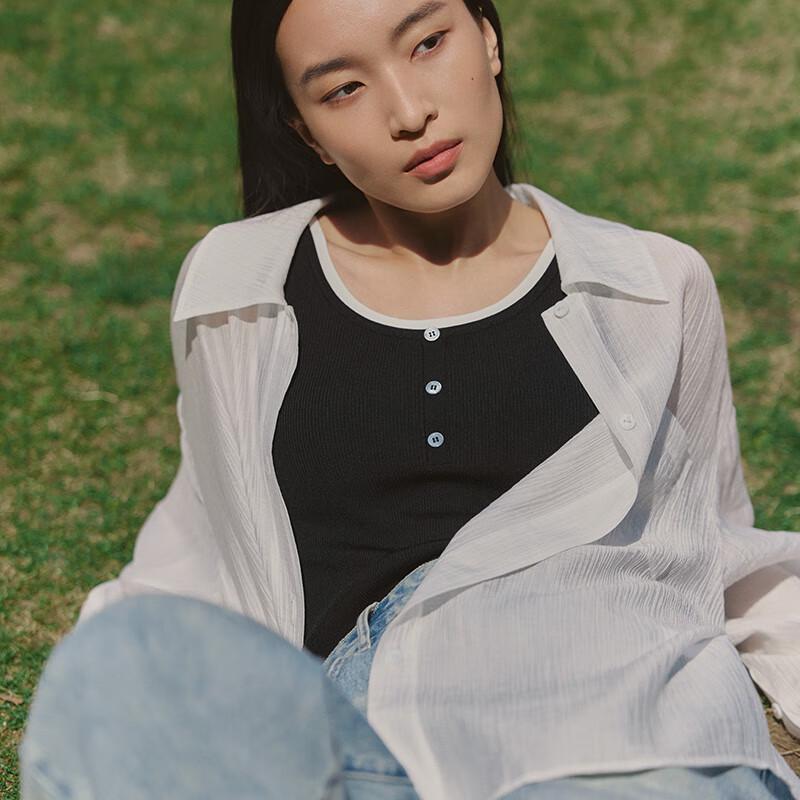 Women's Korean Style Loose Long Sleeve Shirt