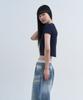 Yuseuteule Chest Pocket Short Sleeve T-Shirt (Navy)
