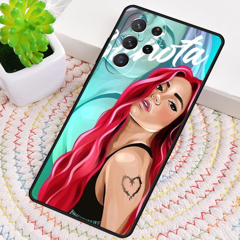 Karol G Bumper Silicone Phone Case For Samsung Galaxy note 10 pro S26 S25 S24 S23 S22 S21 Plus S25Ultra Capa Cover