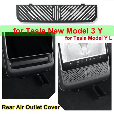 For Tesla Model Y L Juniper 2026 Accessories Rear Air Oulet Protector Cover YL 3 Highland Air Conditioner Vent Dustproof Cover