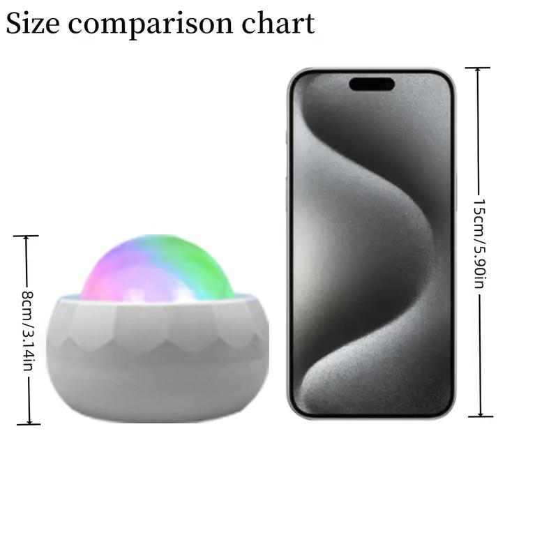 7Modes Starry Sky Projector Light USB Plug-in with Remote Control Aurora Ambient Light for Bar Party KTV Home Bedroom Decor Lamp