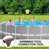  Easy Installation Swimming Pool Frame T Connector Joint Quick Setups Fit for Metal Frame Pools Easy to Attach and Secure