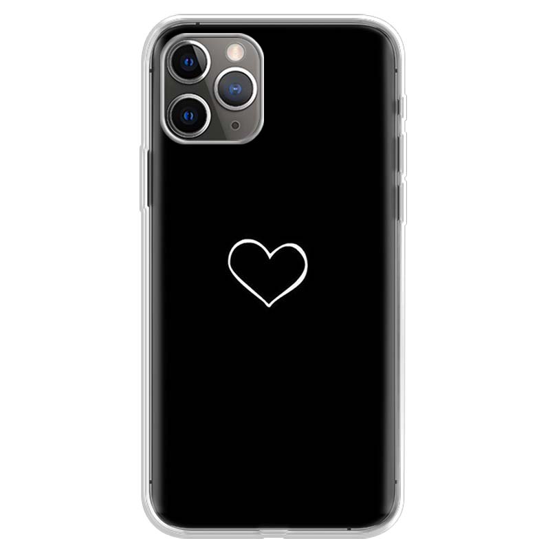 

Love Heart Phone Case For iPhone 17 Air 11 13 Mini 14 15 Plus 16 12 Pro Max 16E SE 7 8 Pattern Soft TPU Back Cover 17 Air 11 13 iPhone 17 Pro