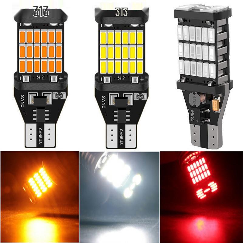 

T15 4014 45SMD Світлодіодний задній ліхтар для автомобіля з високою яскравістю для покажчиків поворотів та мотоциклетних індикаторів White