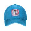 Katy Perry Autograph Denim Fabric Cap Casual Baseball Caps Adjustable Hat Summer Unisex Baseball Hats