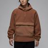 Jordan Flight AS M J Sherpa Top Soft Comfortable Versatile Long Sleeve Hoodie Men Tops Brown FV7453-223