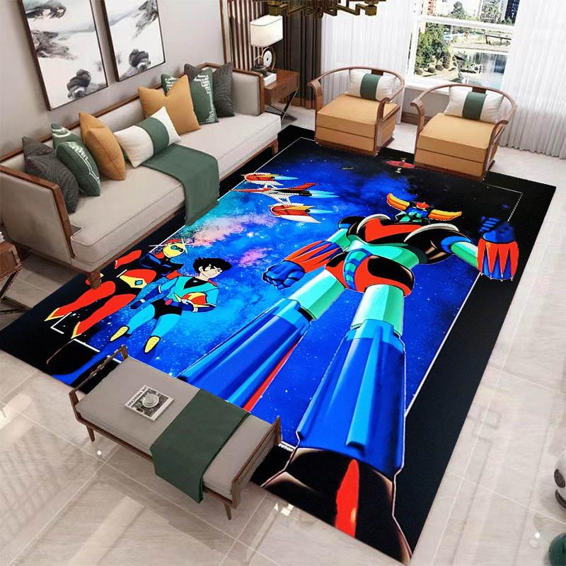 Tapis 3D OVNI ROBO GRENDIZER GOLDORAK Tapis antidérapant Tapis d'extérieur Tapis de zone Tapis de décoration pour la maison la chambre à coucher Tapis pour chambre à coucher Cadeau d'anniversaire