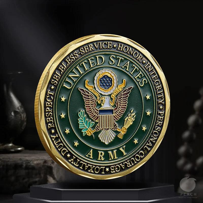 Souvenir Coin Veterans Memorial Coin US Army Military Challenge Coin