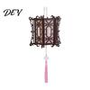 DIY Vintage Palace Lantern Kit for Kids, Chinese Style Wooden Frame Adults Kids Brocade Crafts, Making Material Set Mid-Autumn Festival Celebration