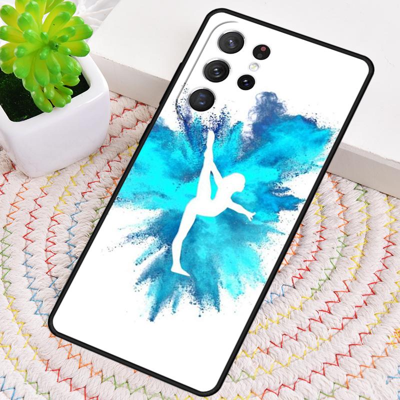 Dance Gymnastics Phone Case for Samsung Galaxy note 10 pro S26 Ultra S23 S24 FE S25 S21 S22 PLUS shockproof Cover