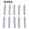 Buffers Dampers Drawer Damper Drawers White 10pcs ABS Plastic Cabinet Door Stop Cabinet Hinges Cupboard Push To Open