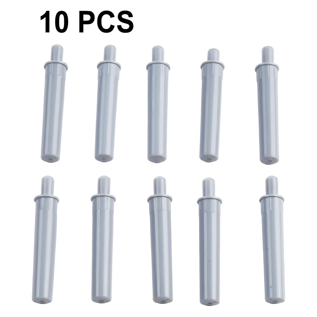 Buffers Dampers Drawer Damper Drawers White 10pcs ABS Plastic Cabinet Door Stop Cabinet Hinges Cupboard Push To Open