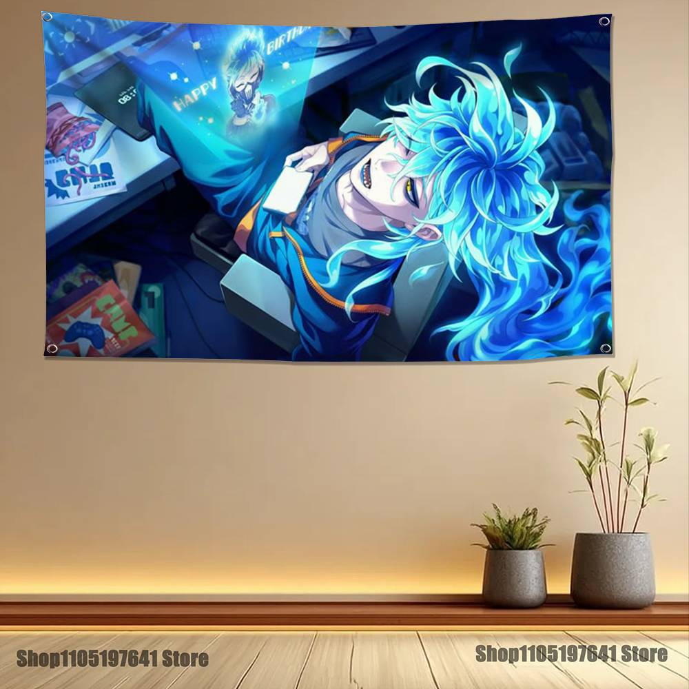 Anime TTwisted WWonderland Flag Tapestry Banner For Bedroom Outdoor Living Room Restaurant Bar Wall Decor Party