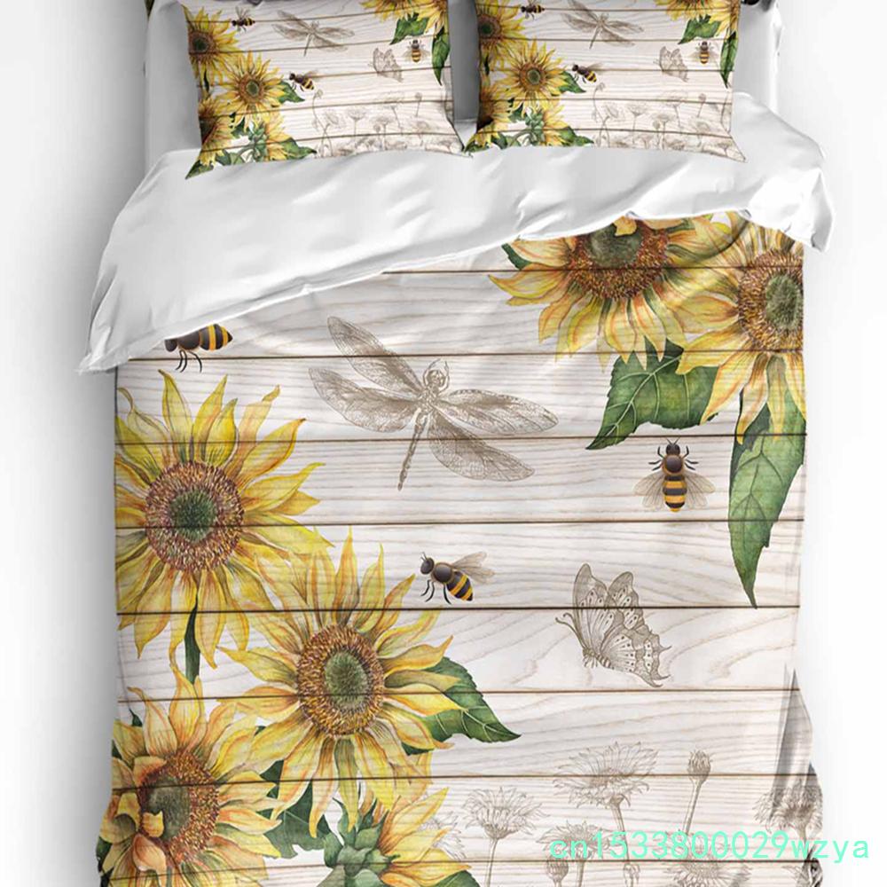 Forest Fairy Flower Butterfly Girl Duvet Cover With Pillow Case Custom 3pcs Bedding Set Quilt Cover Double Bed Home Textile