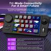 Hot Swap Bluetooth/2.4G/Kabelgebundene Mechanische Gaming-Tastatur mit Roller-Joystick für Win/Mac Programmierbare Hintergrundbeleuchtete Gaming-Tastatur