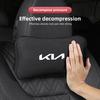 Car Headrest Lumbar Support Auto Interior Seat Cushion Neck Protection Pillow Sticker For KIA EV6 Stinger RIO Sorento Picanto K5