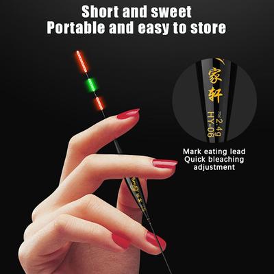 Smart Led Fishing Float Highly Sensitive Remind Buoy Gravity Sensor Glowing Electric Night Fishing Strobe Tail Luminous Float