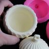 Flexible Epoxy Resin Container Mold Sphere Shaped Jar With Lid Perfect For Candle Holders And Christmas Decorations