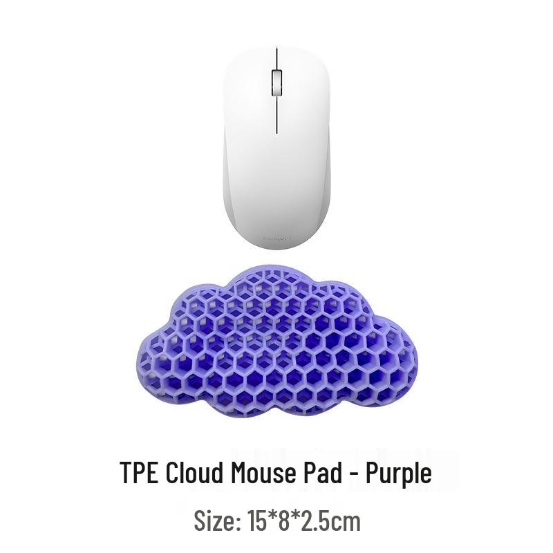 TPE Cloud Hollow Breathable Keyboard Wrist Rest - Washable Office Wrist Support