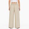 European and American High-Waisted Tie Belt Wide Leg Pants for Women, Casual Holiday Color Draped Pants