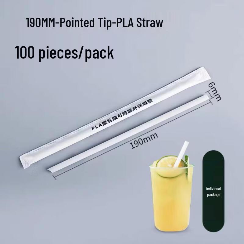 High-Temperature Biodegradable PLA Straws