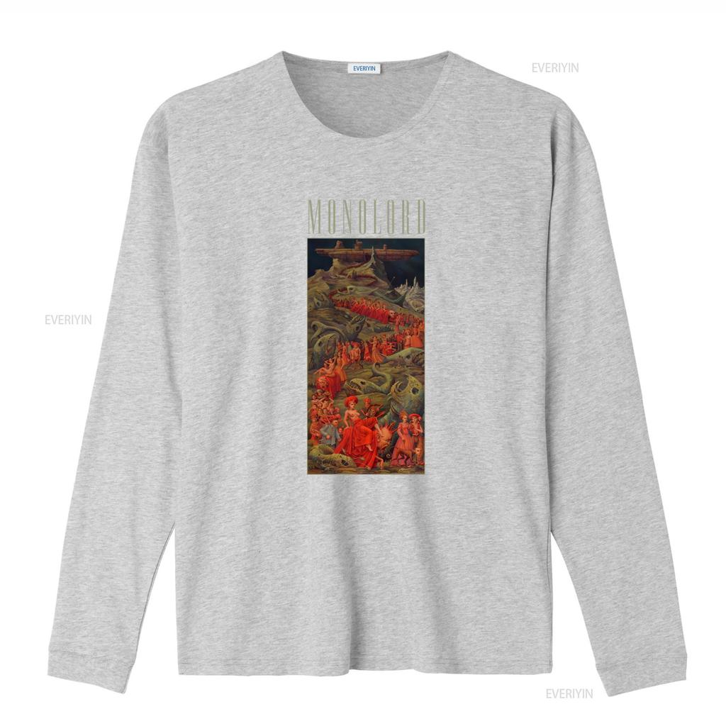 Monolord IM Staying Home Print T Shirt Unique Artwork Design for Mens Fashion Vintage Washed Versatile Stretched Breathable