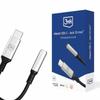 Adapter USB-C 3MK Jack 3,5 mm DAC Czarny