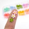 Sempiterno Miniature Resin Daisy Perfect for DIY Miniature and Miniature House Decor 120-Piece Flowers, Decorations, Crafts, (12 Colors)