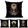 Nightmare Before Christmas Baumwolle Leinen Wurfkissenbezug Sofakissenbezug Heimdeko