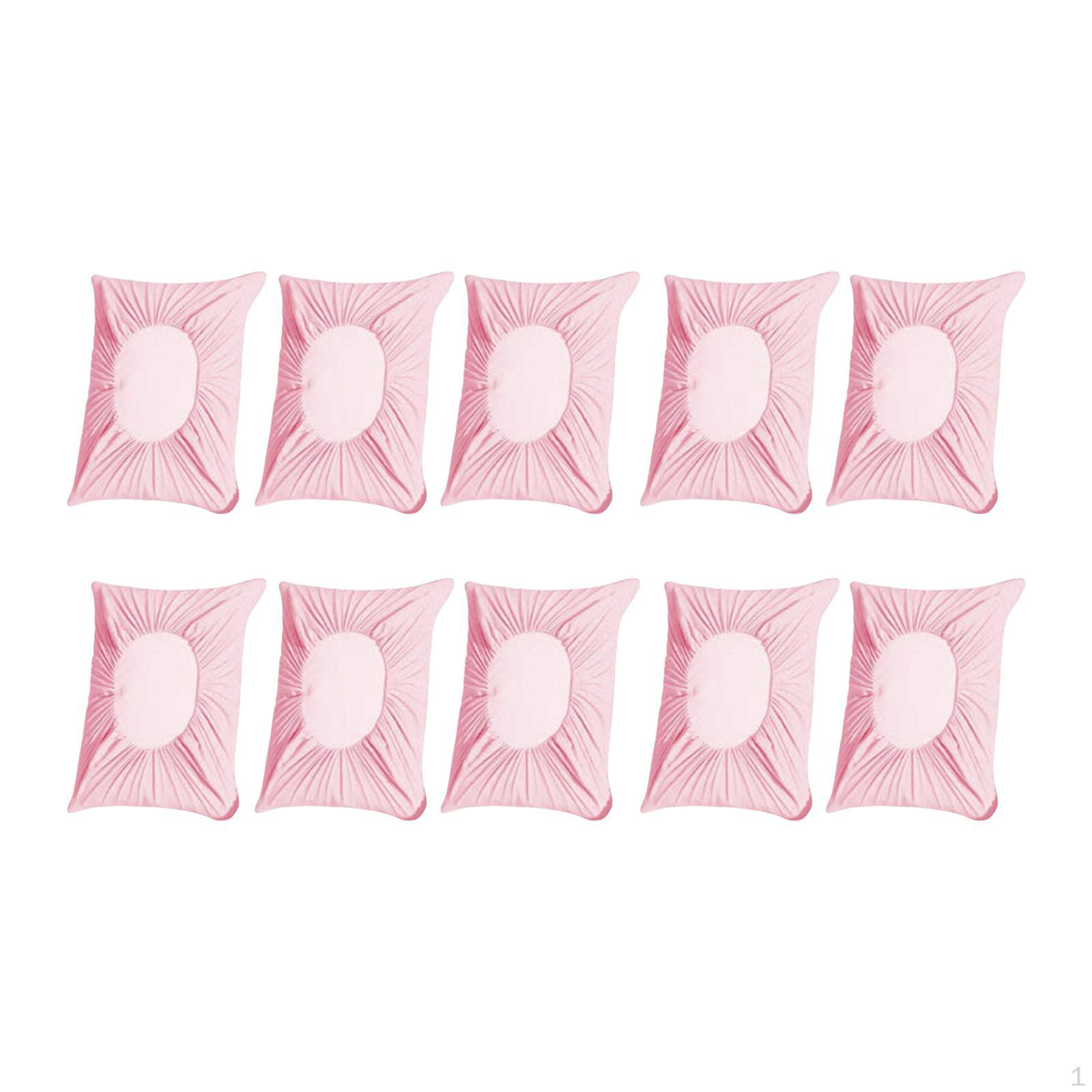 

10 Count Disposable Pillow Covers 32x20Inches for Bedroom And Guesthouse рожевий