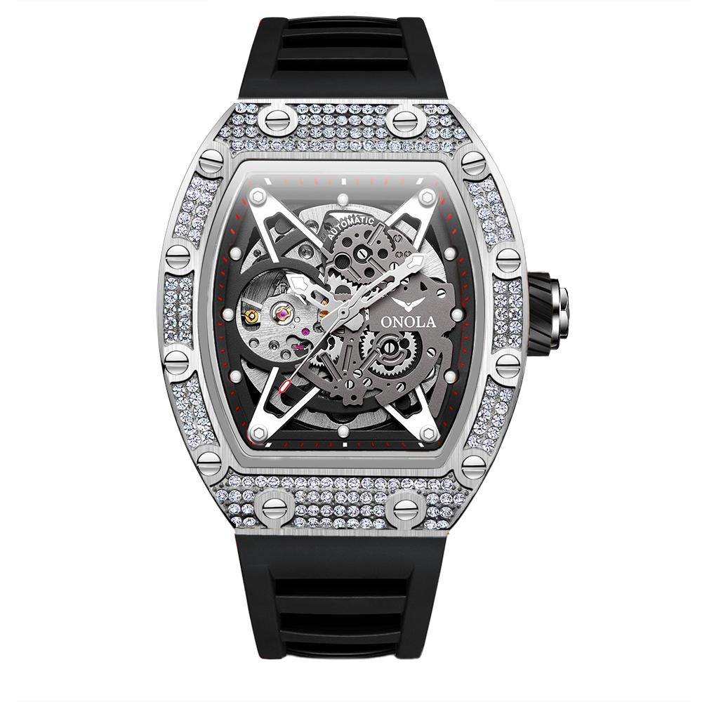 Men Diamond Watch ONOLA Luxury Automatic