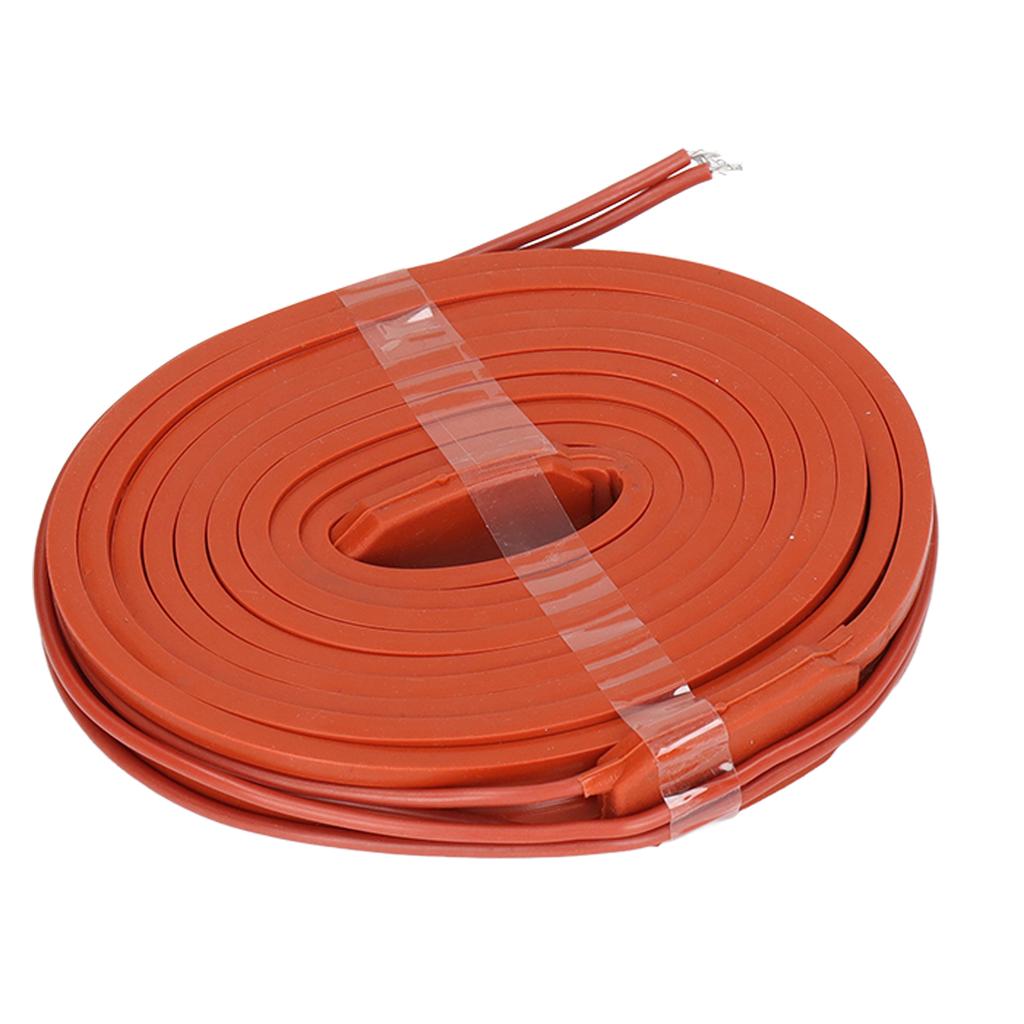 Silicone Heating Tape Belt Waterproof Flexible Heater 220V AC 150W for Air Compressor