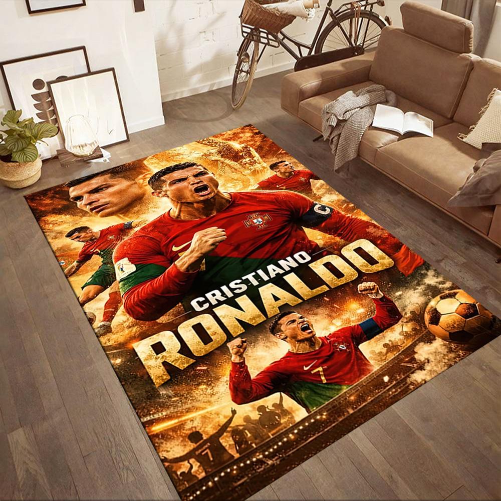 Cristiano Ronaldo Floor Rug Office Rug Design For Hallway Foyer Study Room Bedrooms Antislip Carpet Decorate Offices