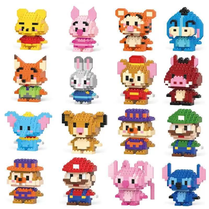 Tiny Berry Bear Nini Building Blocks - Educational Cartoon Figurine for Kids