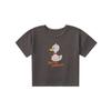 Girls' Fashion Short-sleeved Top Summer Children's Casual Crew-neck Children's Fun Printed T-shirt