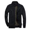 Men's ebay spring and autumn casual plus size jacket pure cotton epaulettes air force one men's jacket