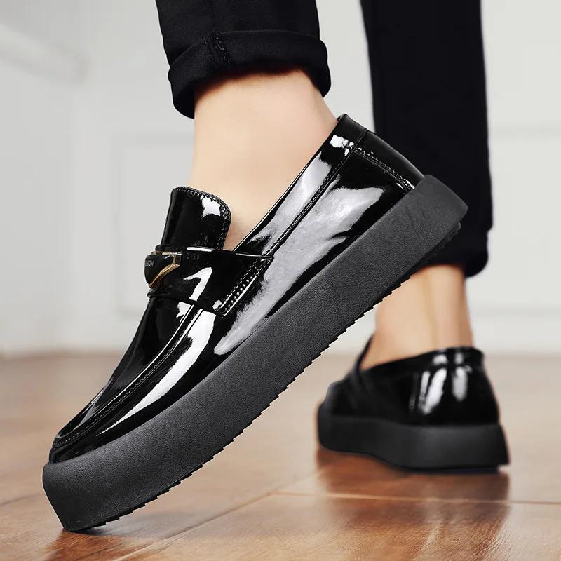 2025Loafers Shoes For Men Winter Plus velvet Comfy Male Footwear Moccasin Shoes Men Slip-on Men's Flats Men Casual Shoes