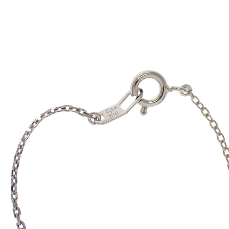STAR JEWELRY Necklace K18 White Gold/diamond Women